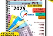 Apostila Enem 2025 provas PPL anteriores 2019 até 2024 + gabarito