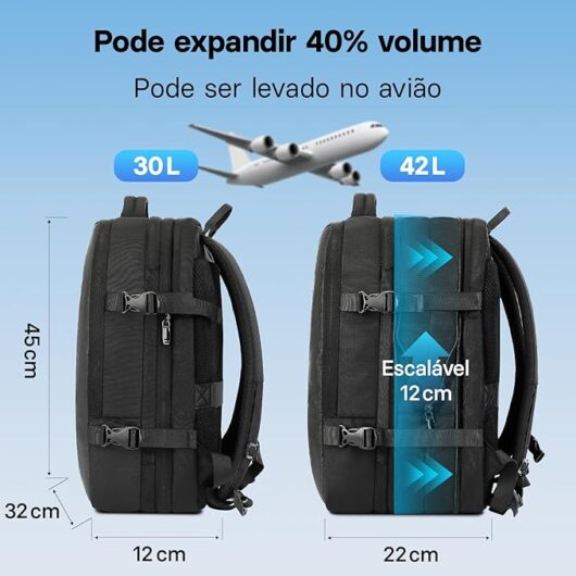 Mochila Escolar Viagem e Notebook Impermeável Reforçada Cabo USB