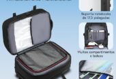 Mochila Escolar Viagem e Notebook Impermeável Reforçada Cabo USB